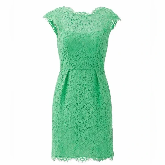 Shoshanna Crimson Lace Mini Dress - Picture 2 of 5